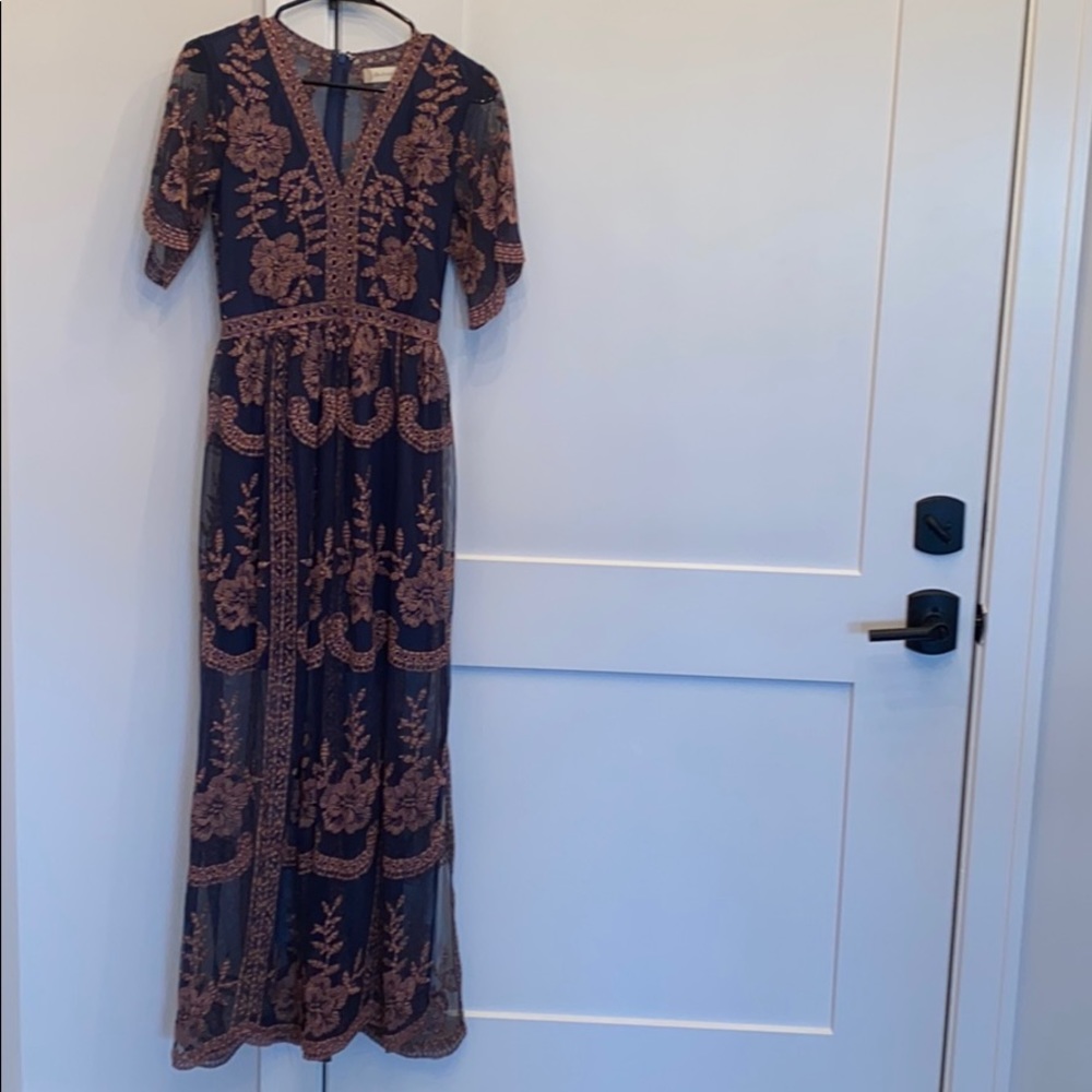 Altar’s State Marionette maxi lace dress